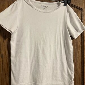 Jones & Co Women's White Short Sleeve Tee
